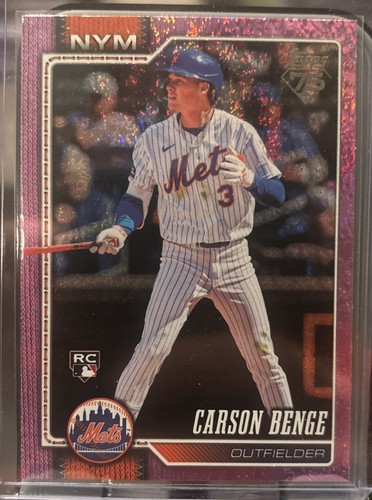 Carson benge mets rookie - carson, pink