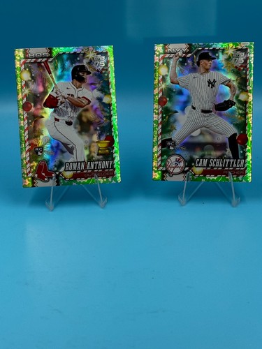 2026 topps holiday green - holiday, foil